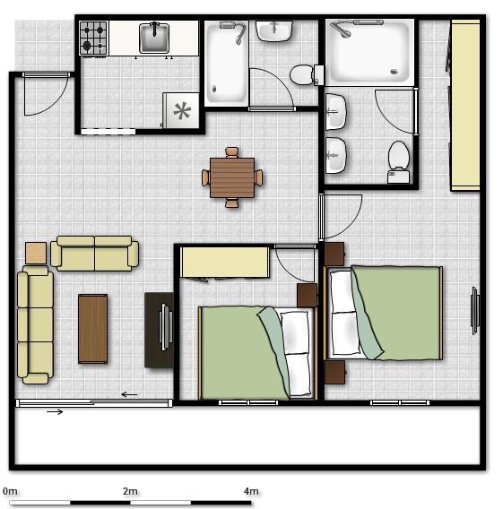 Porto De Iracema Apartment 2 Quartos/ 2 Bedrooms) 福塔雷萨 外观 照片